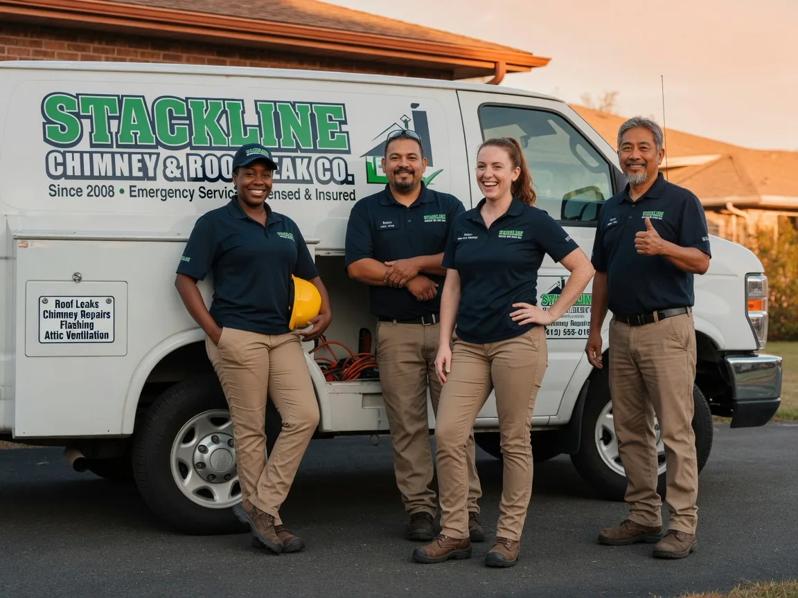 Chimney flashing repair company in Batson, TX